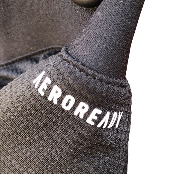 Adidas XS Athletic Club Skirt Skort Black Mesh Prime Green Tennis Golf AEROREADY - Picture 7 of 8